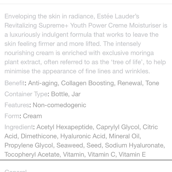 🆕HOST PICK Estēe Lauder Revitalizing Supreme Power Youth Crème🧖🏼‍♀️ - Picture 4 of 5